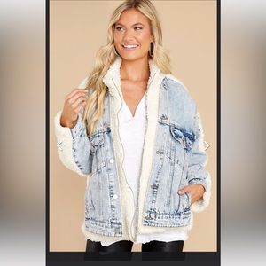 Blank NYC Bear Hug Sherpa Jacket